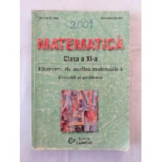 M. Burtea   G. Burtea - Matematica pentru clasa a XI-a - Elemente de analiza matematica