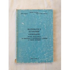 Matematica   Economie   Geografie pentru bacalaureat si admiterea in invatamantul superior cu profil economic